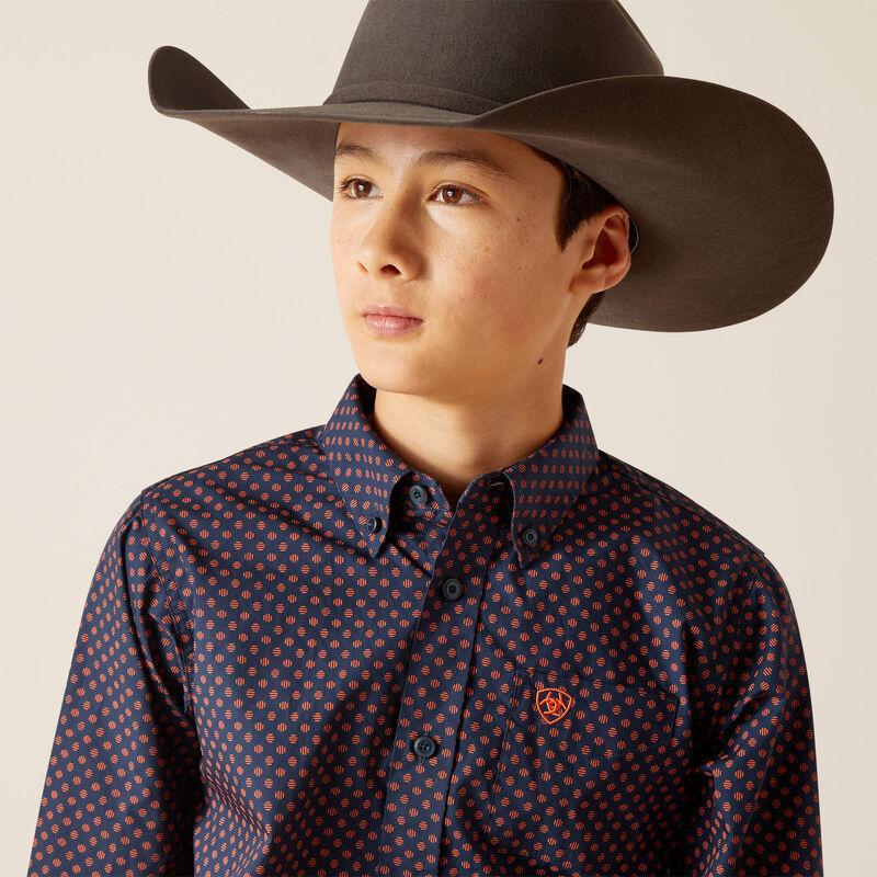 Ariat Boy's Shirt Western Palmer Classic Fit 10047294 - Ariat