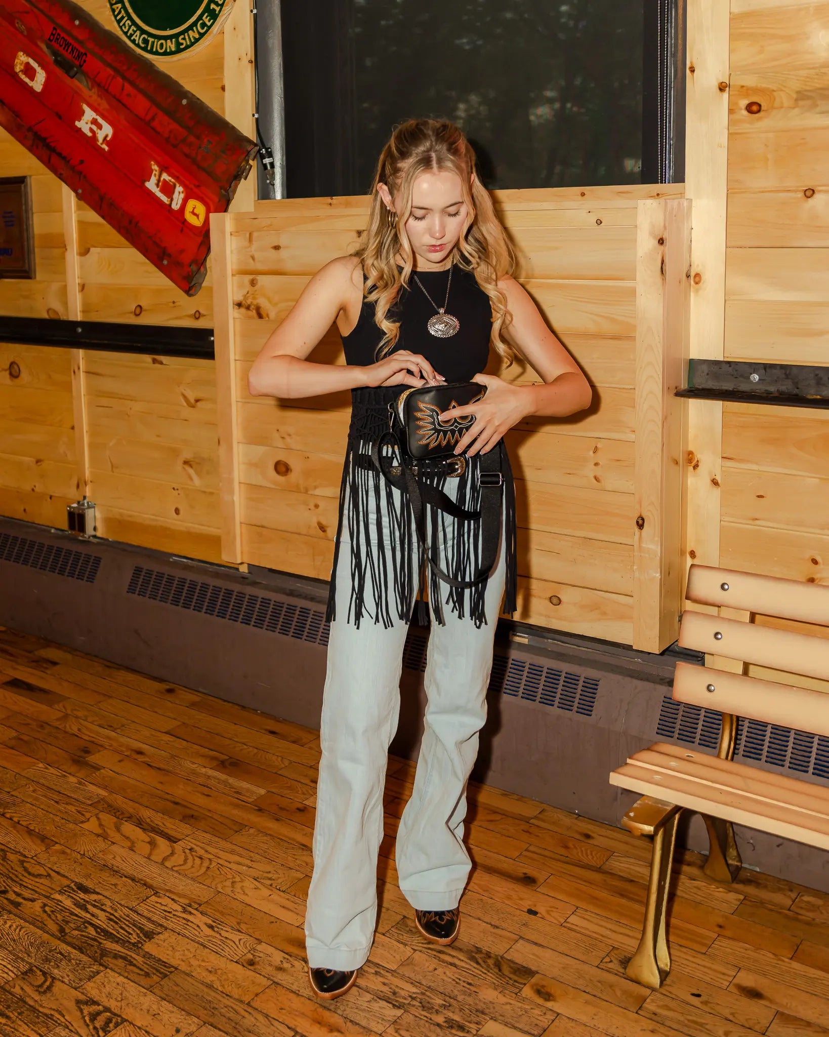 Ariat Casanova Belt Bag weis-western-wear