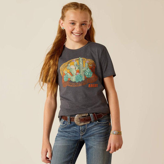 Ariat Girl's Buckle Up T-Shirt 10051426 - Ariat
