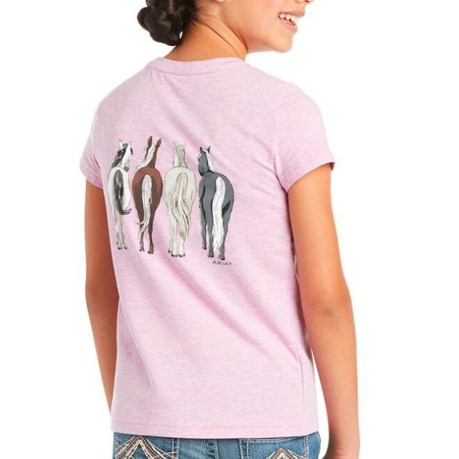Ariat Girl's T-Shirt 360 View Horse Print 10035268-Clearance - Ariat