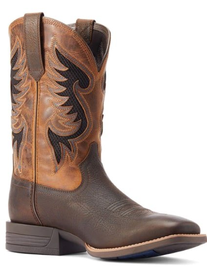 Ariat Men's Cowboy Boots 11" Cowpuncher VentTek Wide Square Toe