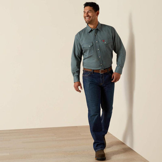 Ariat Men's FR Scorcese Snap Work Shirt weis-western-wear