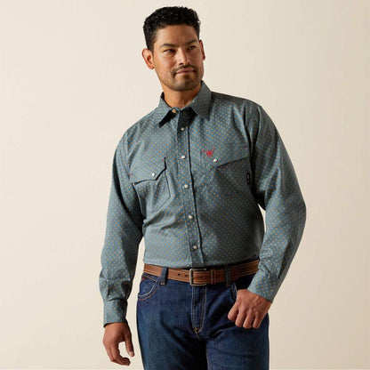 Ariat Men's FR Scorcese Snap Work Shirt weis-western-wear