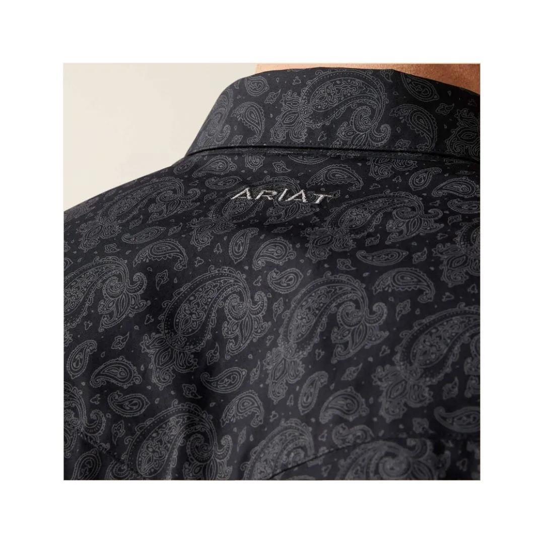 Ariat Men's Finnigan Long Sleeve Classic Fit Snap Shirt - Black Paisley weis-western-wear