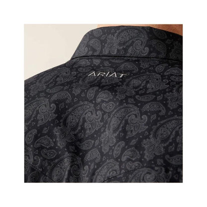 Ariat Men's Finnigan Long Sleeve Classic Fit Snap Shirt - Black Paisley weis-western-wear