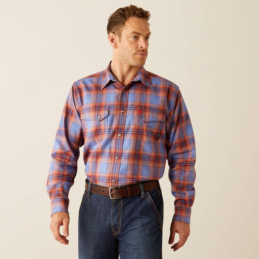 Ariat Men's Flame Resistant Melrose Long sleeves Workshirt weis-western-wear