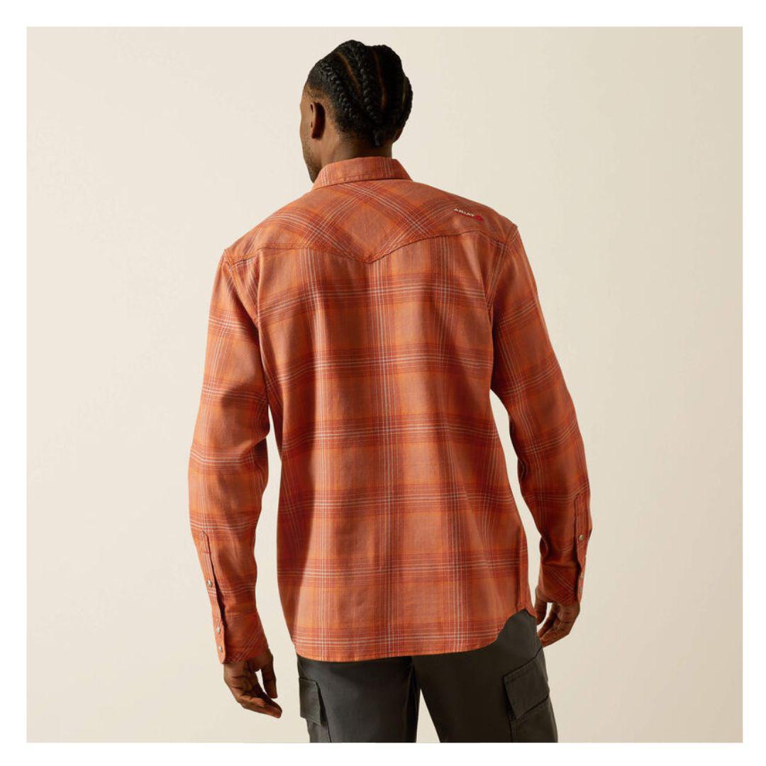 Ariat Men's Flame Resistant Wayne Retro Fit Snap Work Shirt weis-western-wear