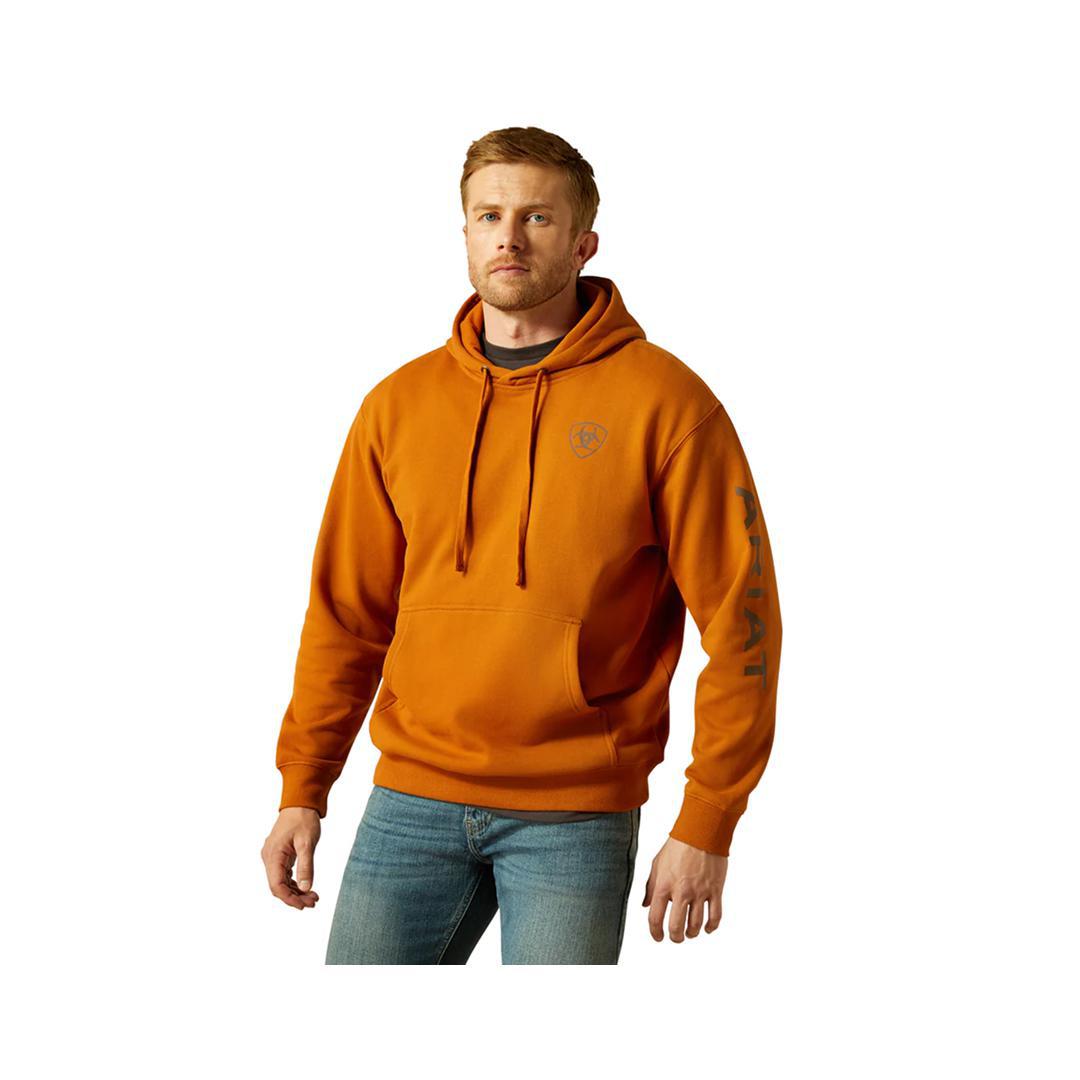 Ariat Men's Logo Hoodie Glazed Ginger weis-western-wear