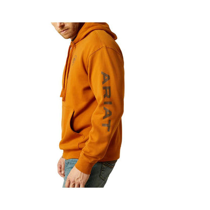 Ariat Men's Logo Hoodie Glazed Ginger weis-western-wear