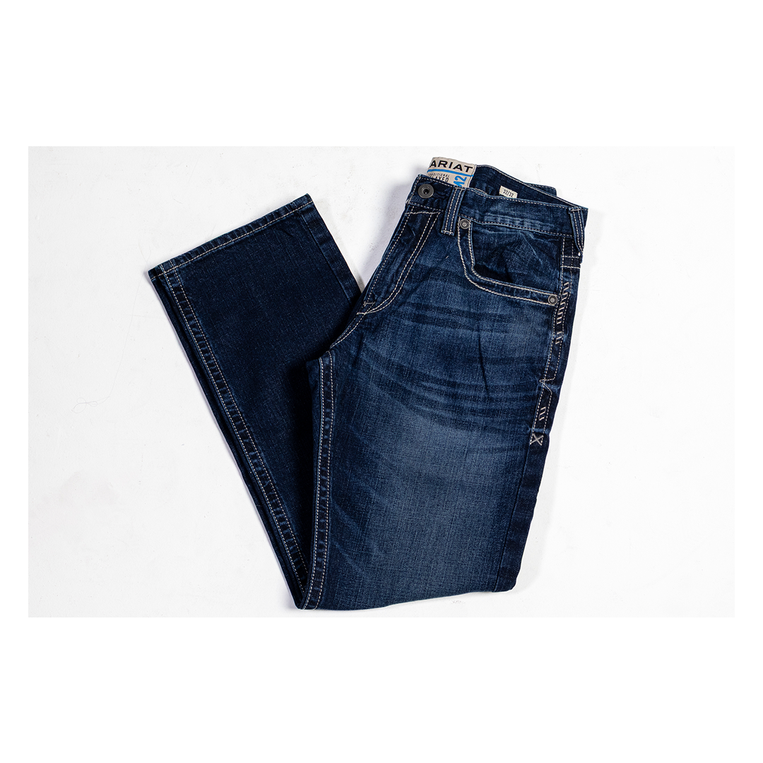 Ariat Men's M2 Relaxed Stretch Stillwell Boot Cut Jean weis-western-wear