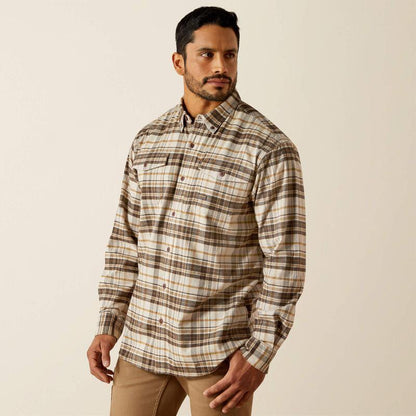 Ariat Men's Rebar Flannel DuraStretch Work Shirt weis-western-wear