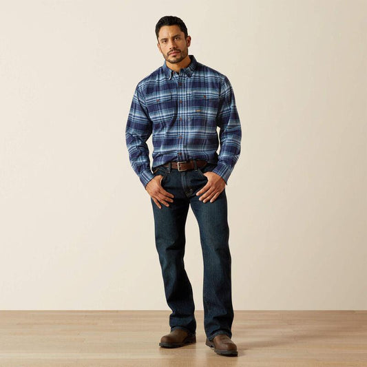 Ariat Men's Rebar Flannel DuraStretch Work Shirt weis-western-wear