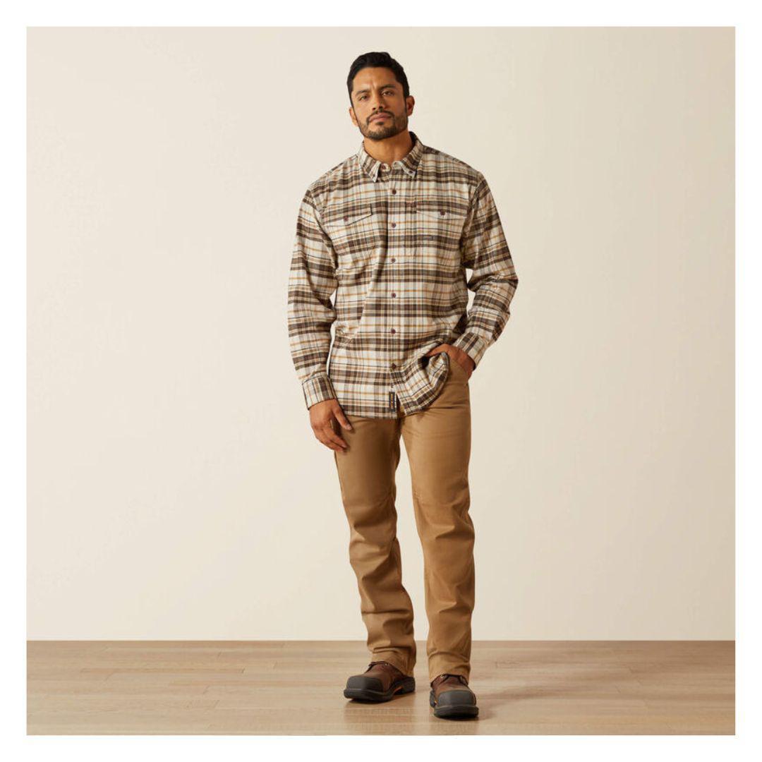 Ariat Men's Rebar Flannel DuraStretch Work Shirt weis-western-wear