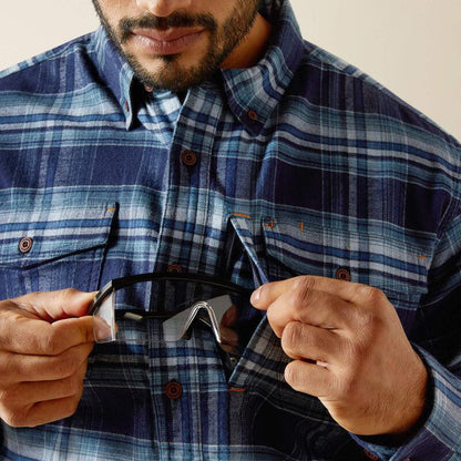 Ariat Men's Rebar Flannel DuraStretch Work Shirt weis-western-wear