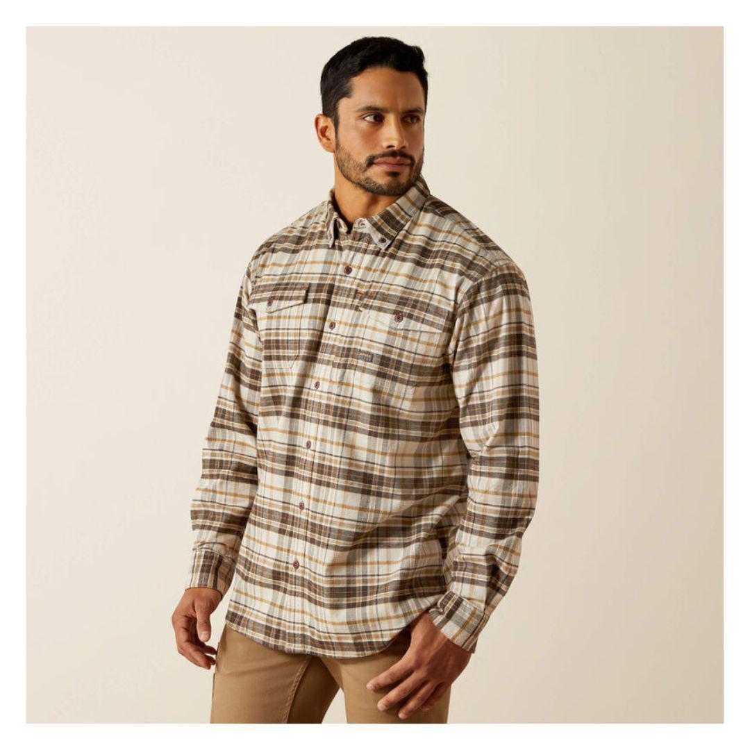 Ariat Men's Rebar Flannel DuraStretch Work Shirt weis-western-wear