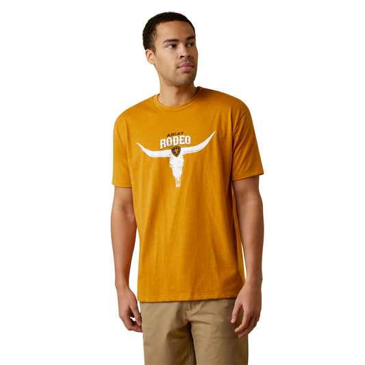 Ariat Men’s Rodeo Skull SS TShirt Buckhorn