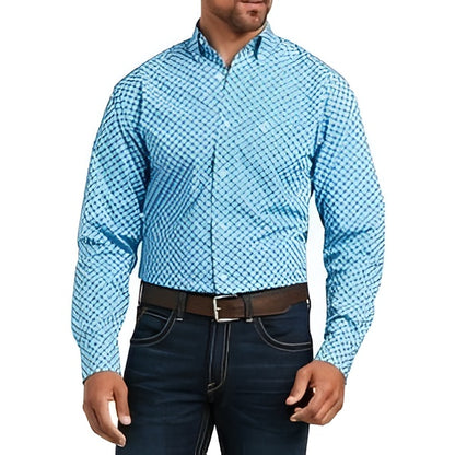 Ariat Men’s Shirt Casual Long Sleeve Slim Fit Button Down