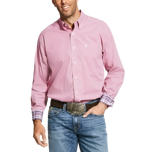 Ariat Men’s Shirt Casual Long Sleeve Wrinkle Free Button Down weis-western-wear