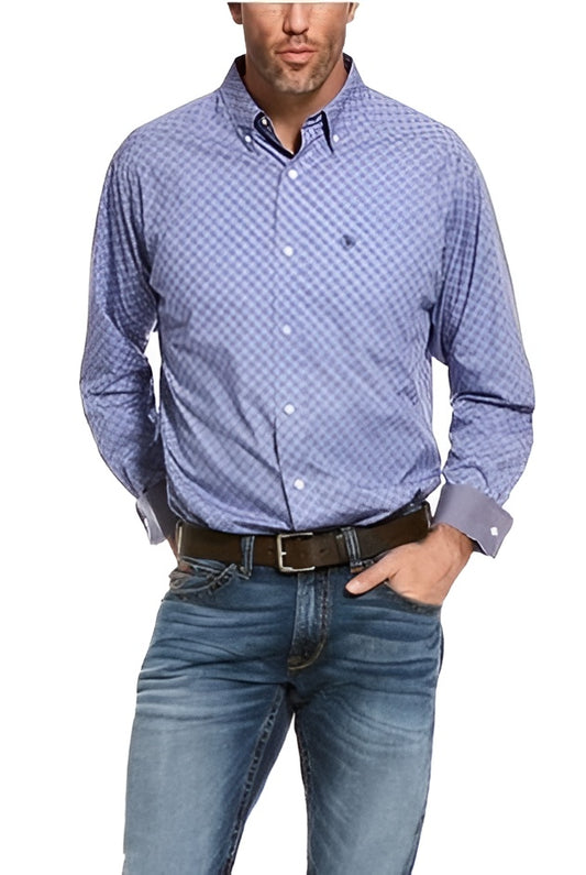 Ariat Men’s Shirt Casual Long Sleeve Wrinkle Free Button Down
