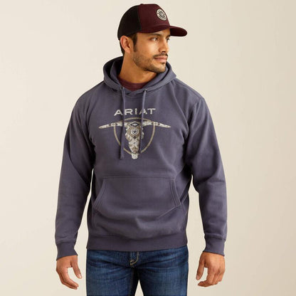 Ariat Men's Southwestern Longhorn Hoodie 10052004