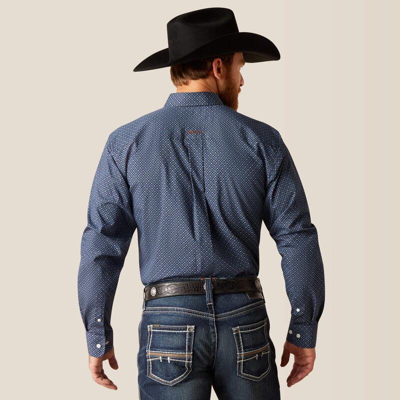 Ariat Men's Western Shirt Wrinkle Free Keagan Fitted Shirt 10047199