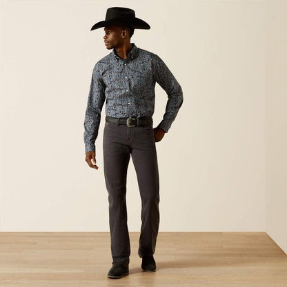 Ariat Men's Wrinkle Free Dex Fitted Shirt weis-western-wear