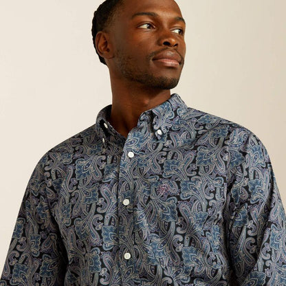 Ariat Men's Wrinkle Free Dex Fitted Shirt weis-western-wear