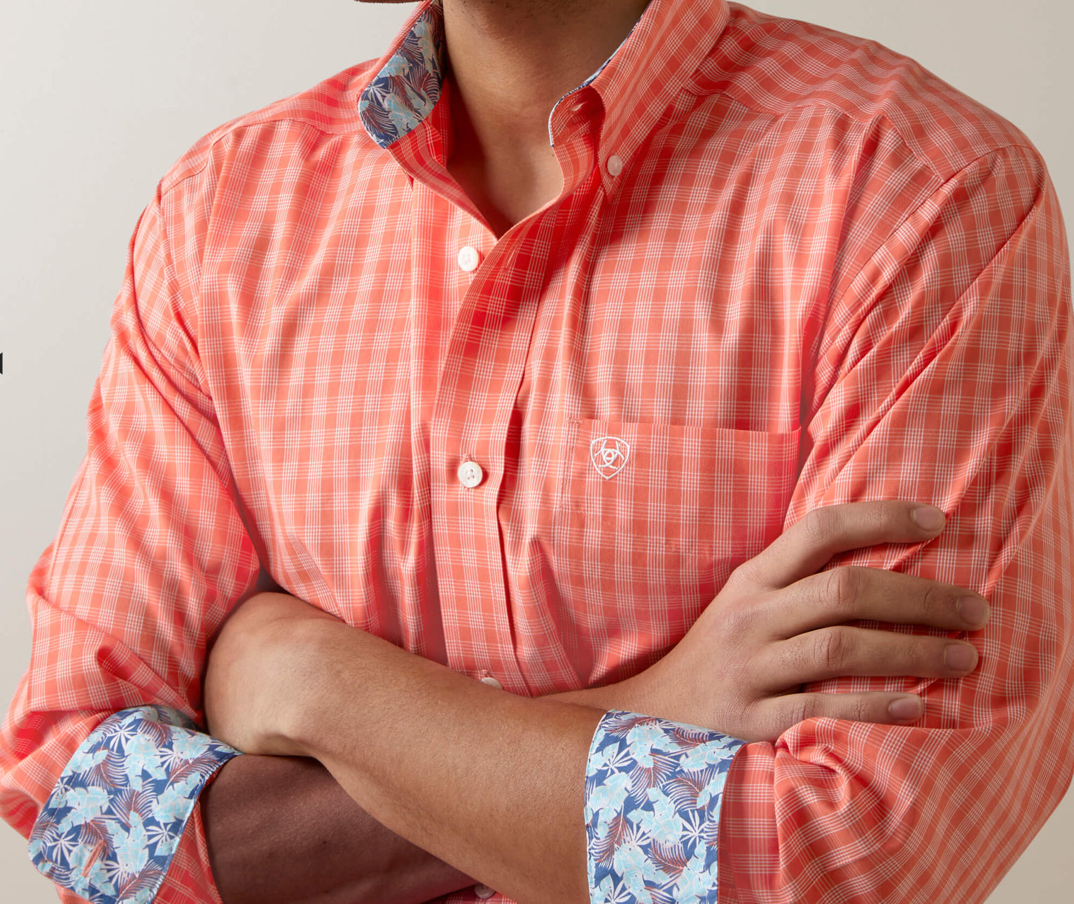 Ariat Men’s Wrinkle Free Winston Shirt -Clearance