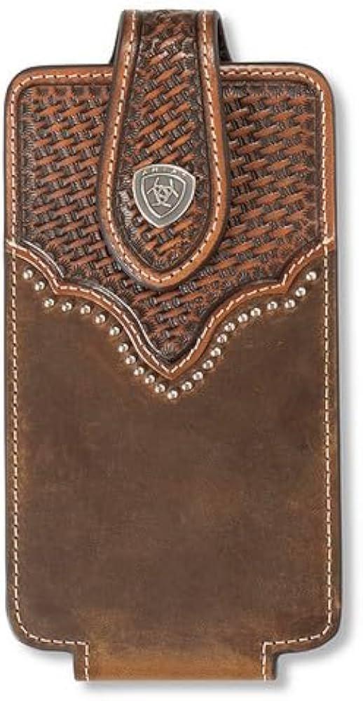Ariat Phone Case Basketweave Medium Brown
