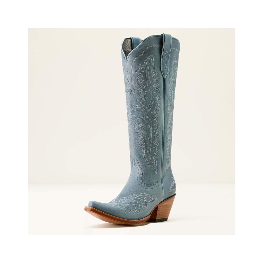 Ariat Women’s Casanova Cowgirl Boots Tall Snip Toe Vintage Denim weis-western-wear
