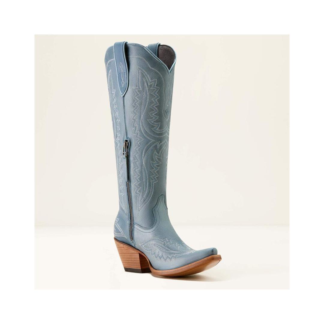 Ariat Women’s Casanova Cowgirl Boots Tall Snip Toe Vintage Denim weis-western-wear