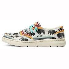 Ariat Women’s Casual Shoe Hilo Buffalo Print weis-western-wear