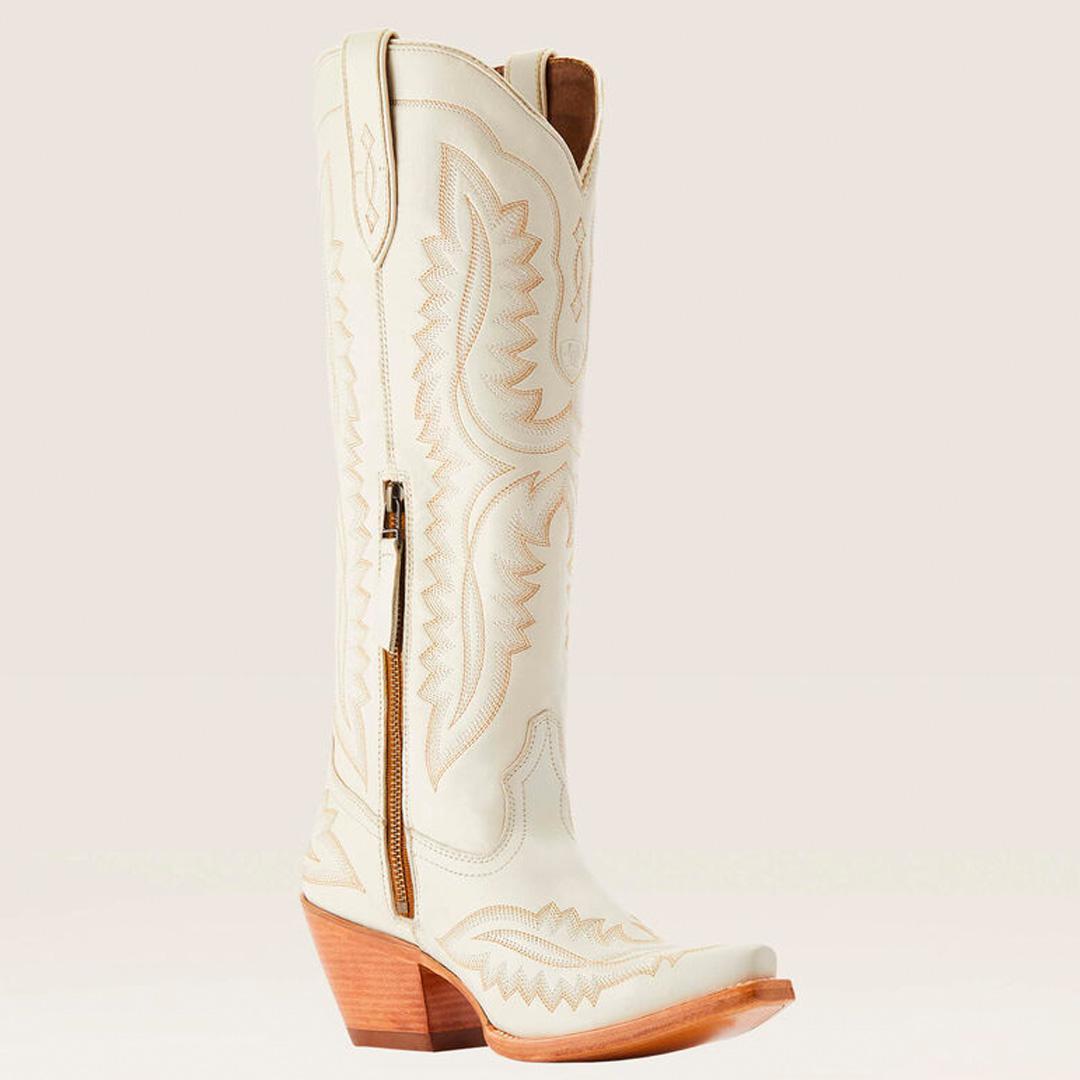 Ariat Women’s Cowgirl Boots Tall Snip Toe Casanova White 10043268