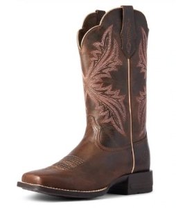Ariat Women's Cowgirl Boots West Bound 11" Wide Square Toe