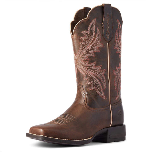 Ariat Women's Cowgirl Boots West Bound 11" Wide Square Toe 10038332