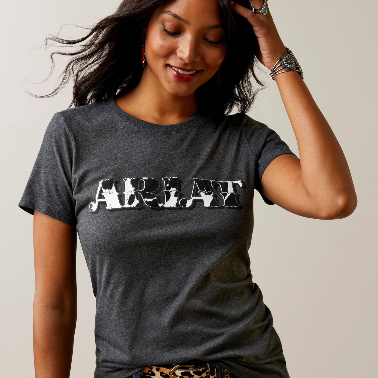 Ariat Women’s Cowhide Logo T-shirt 10045467 - Clearance