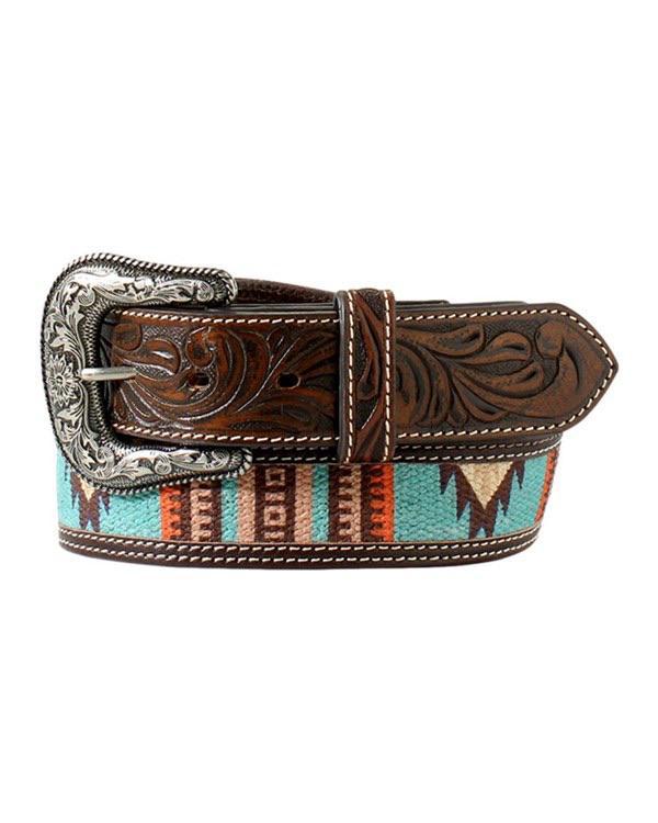 Ariat Women's Leather Floral Western Belt