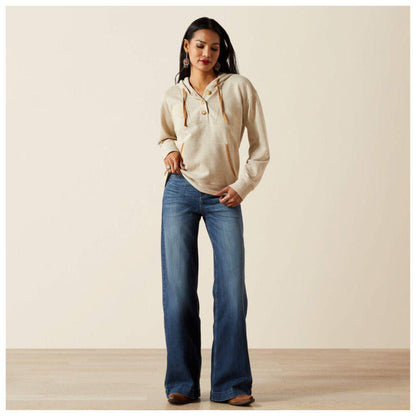 Ariat Women's Ottoman Hoodie - OATMEAL HEATHER weis-western-wear