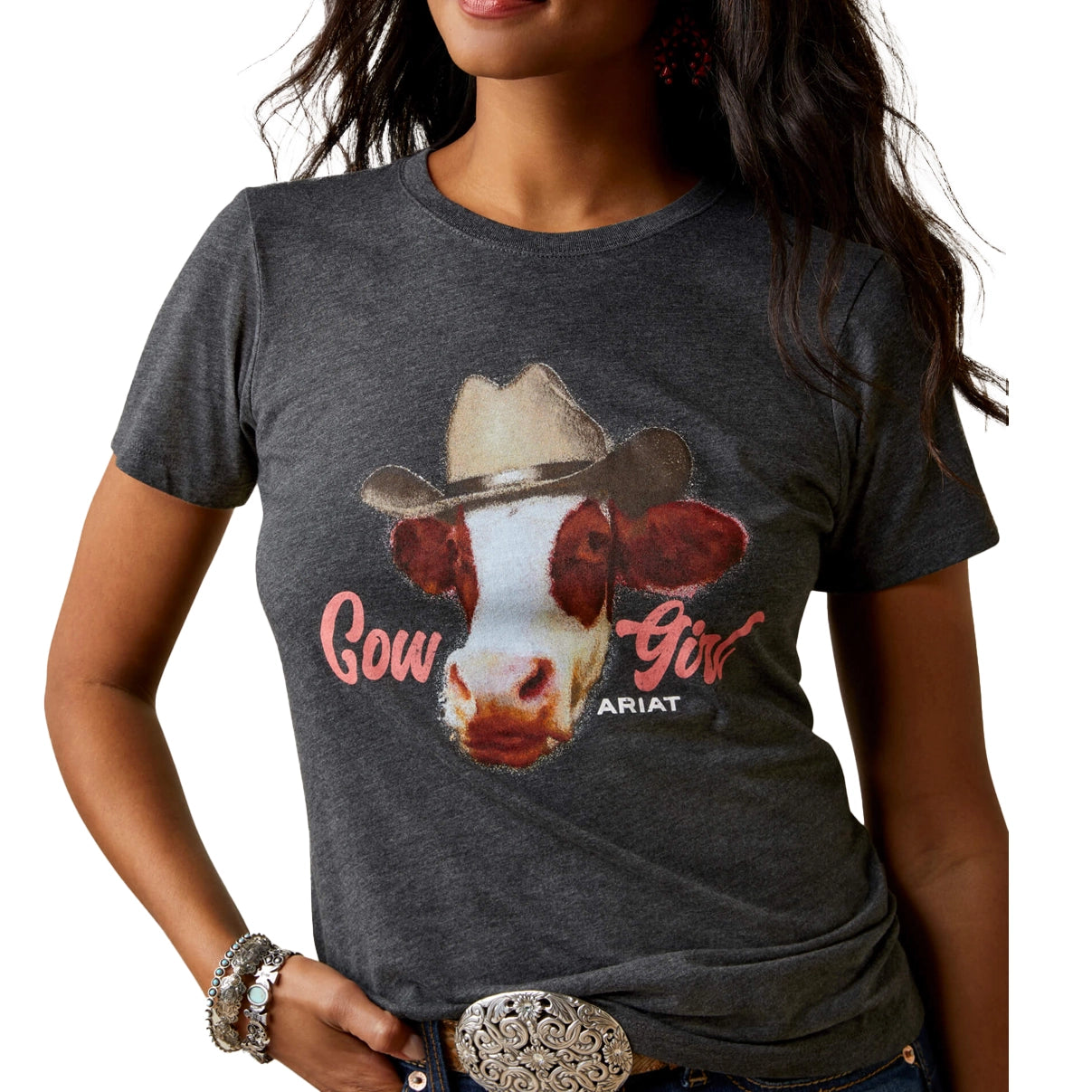 Ariat Women’s T-Shirt Cow Girl Graphic 10045449