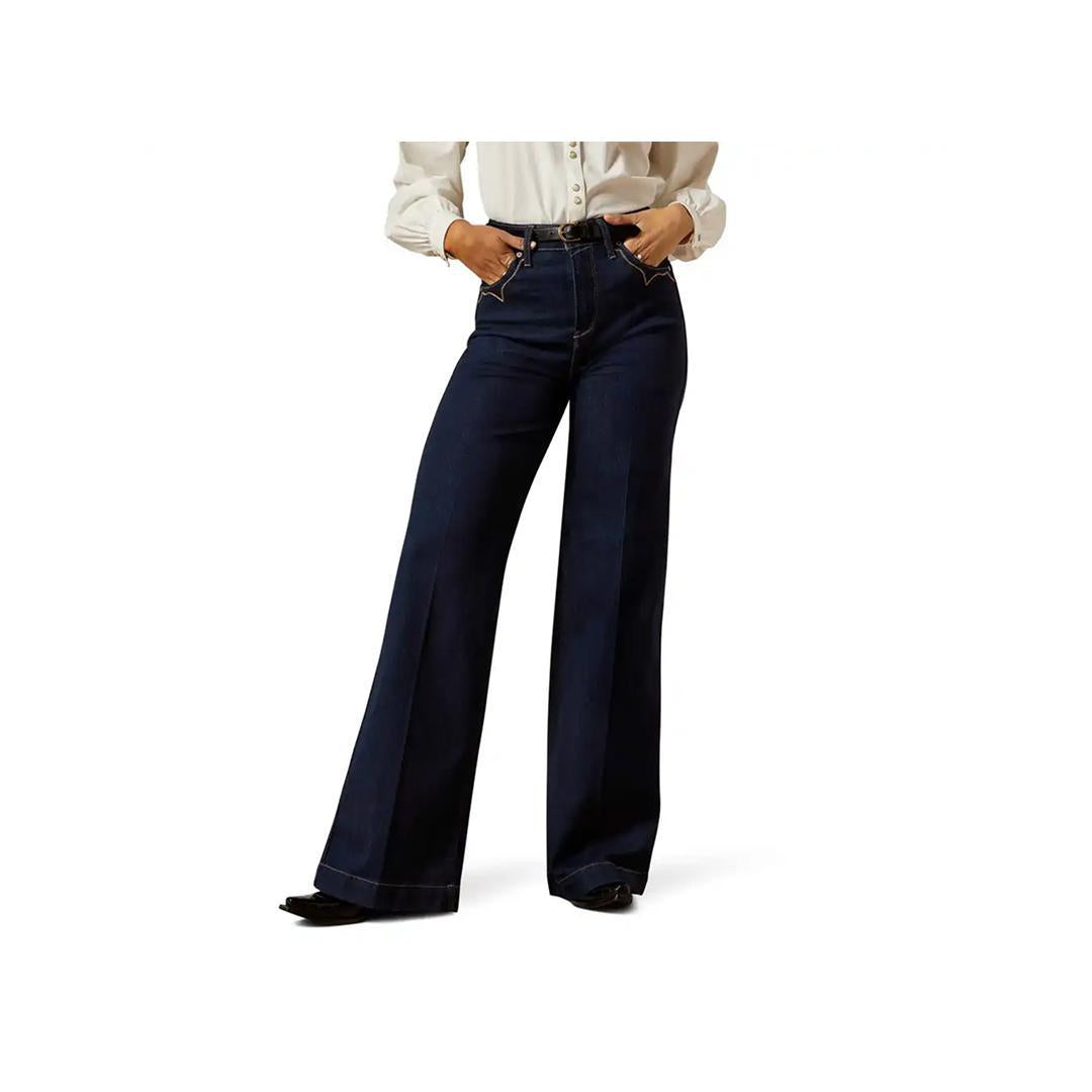 Ariat Women's Ultra High Rise Veronica Wide Leg Jean weis-western-wear