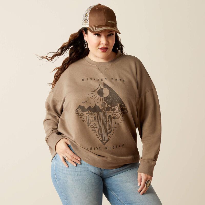 Ariat Women's Western Days Oversized Sweatshirt 10052415