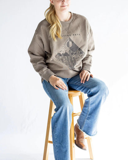 Ariat Women's Western Days Oversized Sweatshirt -Clearance