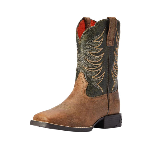 Ariat Boy's Firecatcher Y Western Boots In Distressed Brown