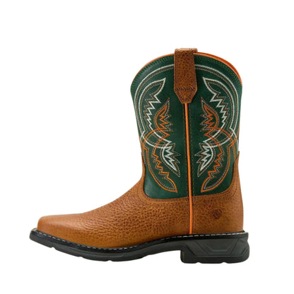 Ariat Boy's Workhog XT Coil Cowboy Boots Honey Tan