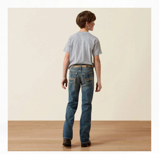 Ariat Boys B4 Coltrane Boot Cut Jeans Relaxed