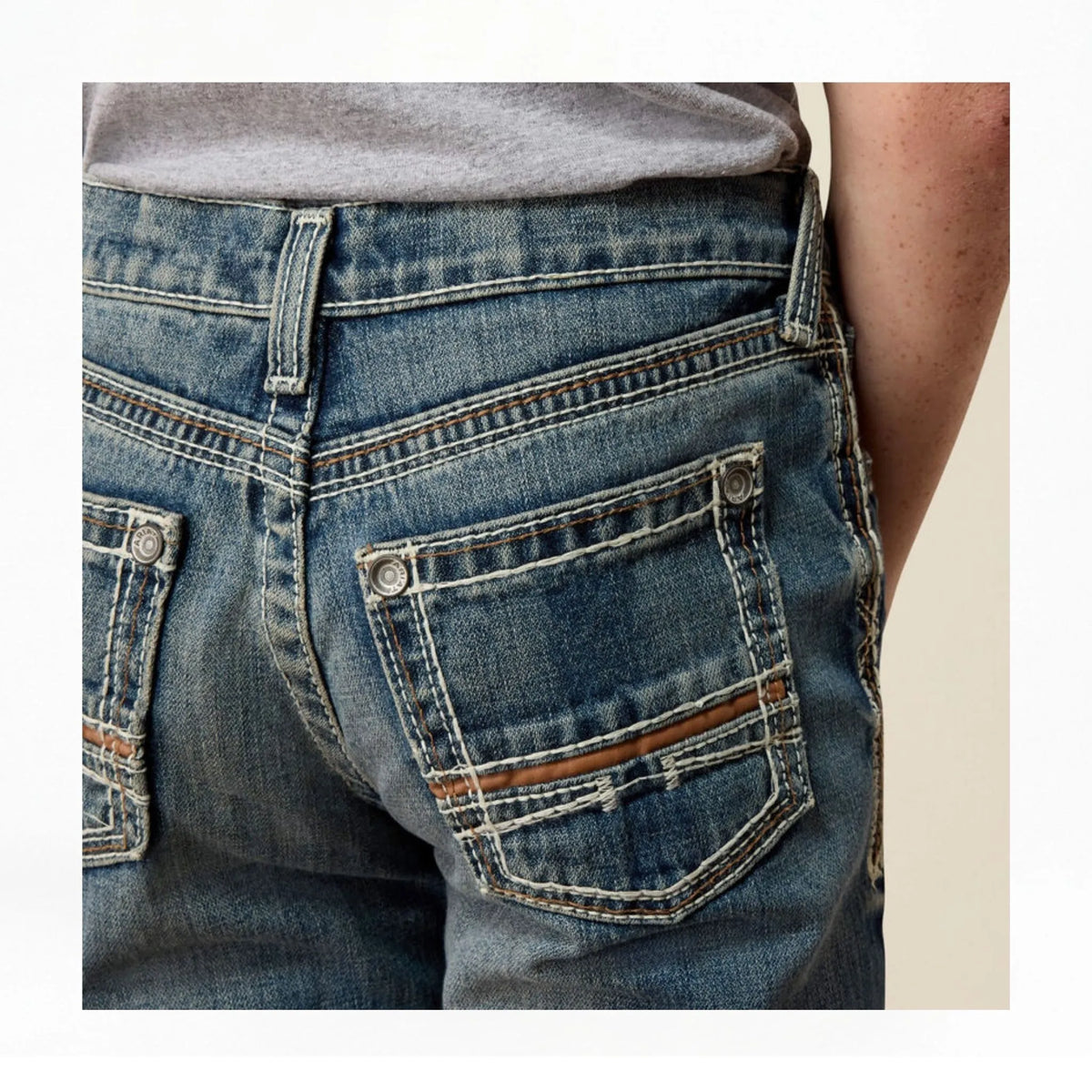 Ariat Boys B4 Coltrane Boot Cut Jeans Relaxed