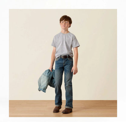 Ariat Boys B4 Coltrane Boot Cut Jeans Relaxed