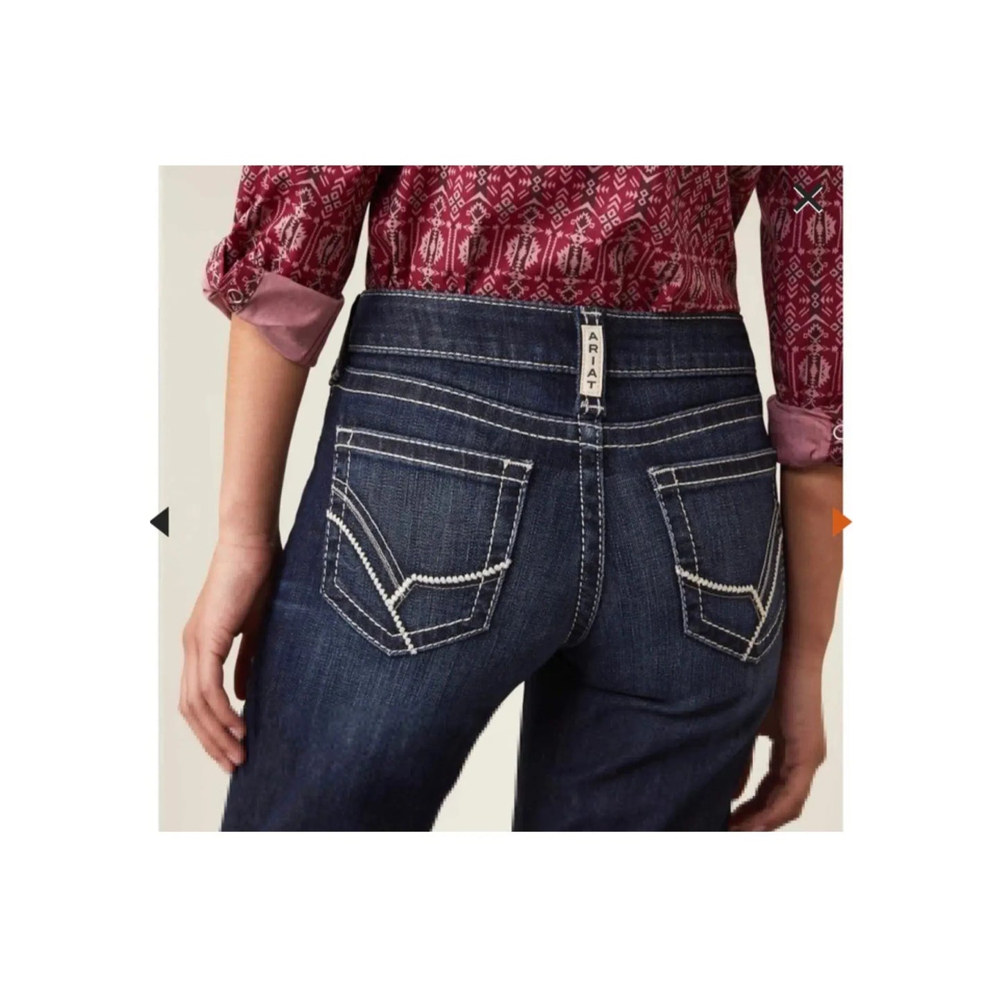 Ariat Girl’s Jeans Brianna Stretch Denim Slim Fit Boot Cut