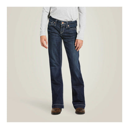 Ariat Girl’s Jeans Mid Rise Stretch Trouser Wide Leg Ella