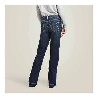 Ariat Girl’s Jeans Mid Rise Stretch Trouser Wide Leg Ella